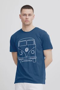 Blend He Tee - Navy Peony