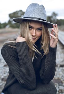 Billie Hat - Grey