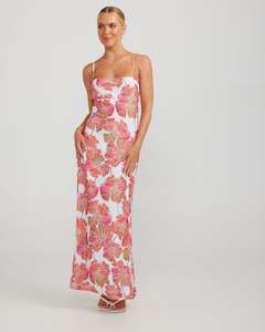 Clothing: Evelyn Maxi Dress - Poppy