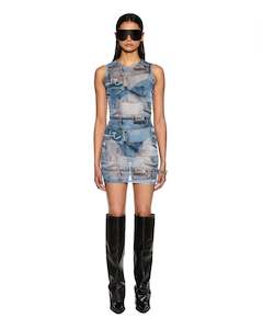 Studio Mini Dress - Denim