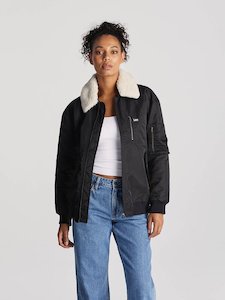 Angelina Bomber Jacket - Black