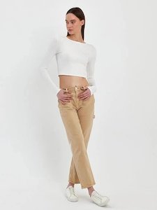 Marisse B Jean - Beige Pebble Wash