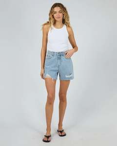 Clothing: Kyia Short Destroyed - Light Blue