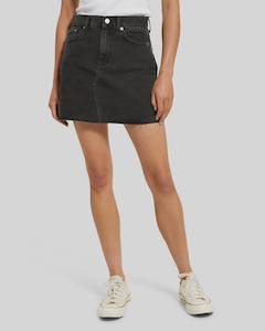 Dr Denim Echo Skirt - Retro Black