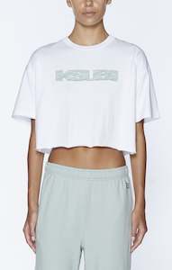 Clothing: Unchained Oh G Crop Top - White