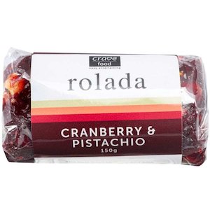 Cranberry & Pistachio Rolada