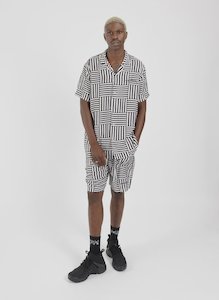 Clothing: Ziggy Short - Black/White