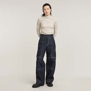 Clothing: Barrel Utiity High Loose WMN Jean -  Raw Denim