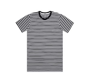 Staple Stripe Tee Black/White