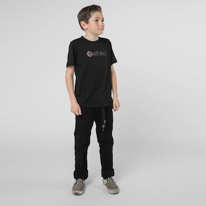 Boys Ethika Logo Tee - Black