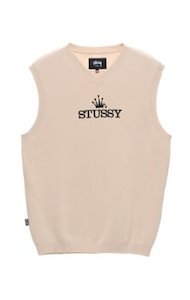 Clothing: Glamour Knit Vest - Cream