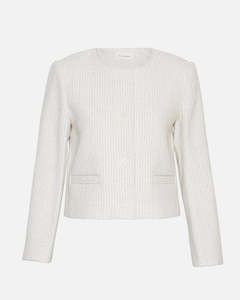 Nadialine Jacket - White Melange