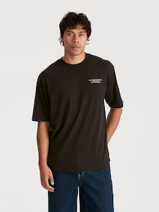 Work Clothes Baggy Tee - Worn Black