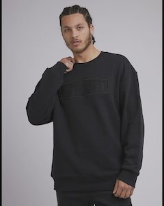 SG Badge Crew Sweatshirt - Washed Black