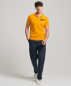 Applique Classic Fit Polo - Utah Gold