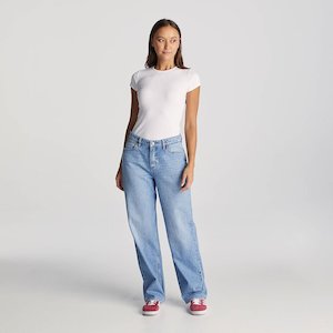 Clothing: Mid Bella Baggy Jean - Suspicion