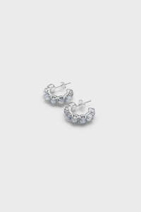 Clothing: Halo Cluster Earring - Moonstone