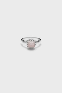 Clothing: Baby Claw Ring - Rose Quartz