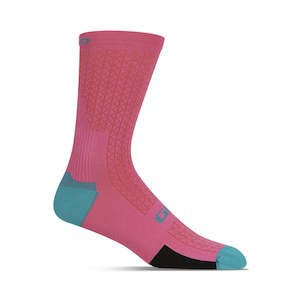 Bike Clothing: Giro HRC Team Socks -  Neon Pink