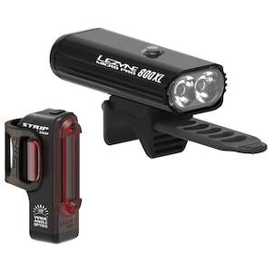 Bike Accessories: Lezyne Micro Pro 800XL/Strip Pair