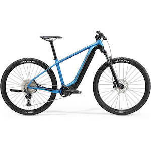 E Bikes: Merida eBig Nine 600 Electric Hardtail 630Wh Battery - Silk Blue/Black