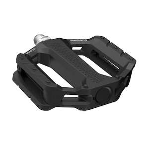 Pedals: Shimano PD-EF202 Platform Pedals