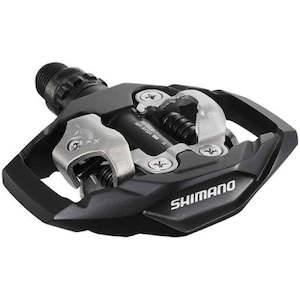 Pedals: Shimano PD-M530 SPD Pedals Black