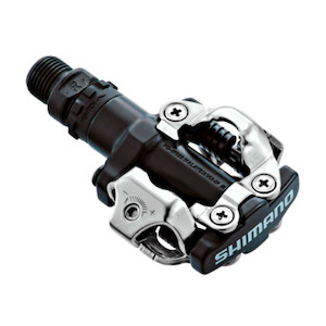 Pedals: Shimano PD-M520 SPD Pedals Black