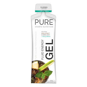 Nutrition: Pure - 50g Fluid Energy Gels - Cola + Caffeine