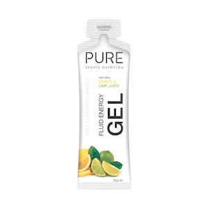 Nutrition: Pure - 50g Fluid Energy Gels - Lemon & Lime