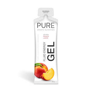 Pure - 50g Fluid Energy Gels - Peach