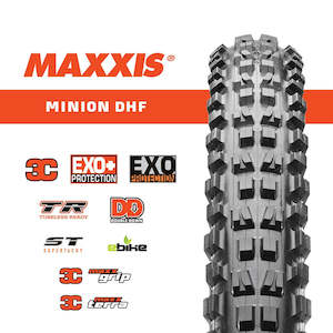 Bicycle and accessory: MAXXIS Minion DHF 27.5 x 2.5 WT 3C/EXO+/TR/Maxx Terra