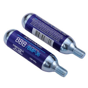 Bicycle and accessory: BBB Airtank CO2 Cartridges Threaded 16g Single