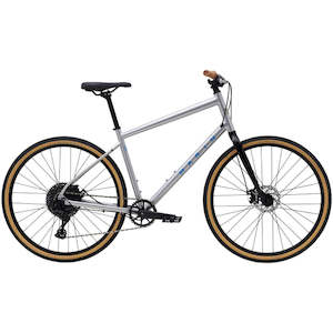 Bicycle and accessory: Marin Kentfield 2 - Blue/Chrome