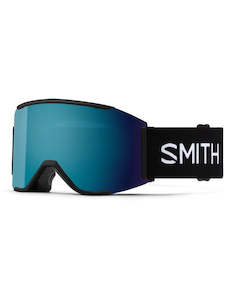 Smith Squad MAG - Black/ChromaPop Sun Blue Mirror 12% VLT/Chromapop Storm Blue S…