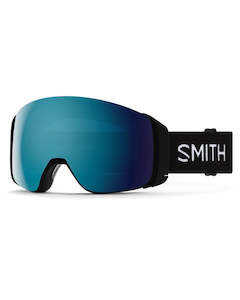 Bicycle and accessory: Smith 4D Mag - Black/ ChromaPop Sun Blue Mirror 12% VLT/Chromapop Storm Blue Sensor Mirror 55% VLT