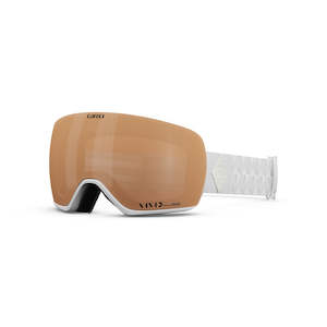 Bicycle and accessory: Giro Article II Snow Goggles - White Bliss/Vivid Copper/Vivid Infrared Lens