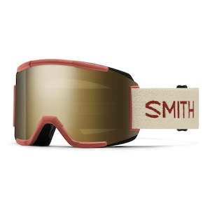 Bicycle and accessory: Smith Squad - Terra Slash/ChromaPop Sun Black Gold Mirror 13% VLT / Clear