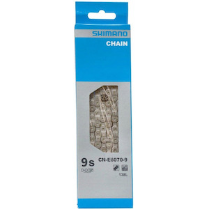 Bicycle and accessory: Shimano CN-E6070-9 e-Bike Specific Chain 9-Speed 138 Links