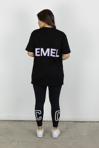 Clothing: EMEL ME TEE BLACK