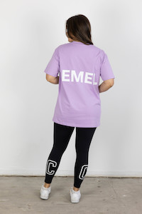 Clothing: EMEL ME TEE PURPLE