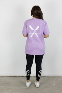 Clothing: EMEL BASE TEE PURPLE