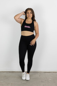 NEO ACTIVEWEAR BRA BLACK/PINK