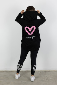 Clothing: MARY JANE LONGSLEEVE HOOD PINK