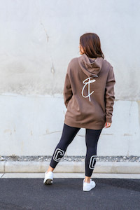 Clothing: AINSLEY HOODY CHOCOLATE