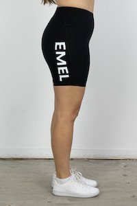 Clothing: NEO ACTIVEWEAR SHORTS BLACK/WHITE