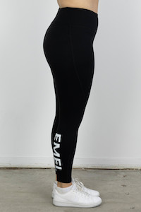 NEO ACTIVEWEAR TIGHTS BLACK/WHITE