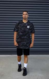 Clothing: COUPE DEVILLE CAMO TEE