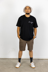 Clothing: ALEX TEE BLACK