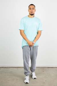 Clothing: DENZEL T-SHIRT AQUA